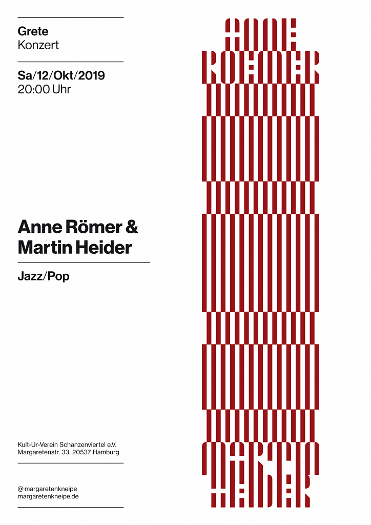Anne Römer & Martin Heider @ Grete
