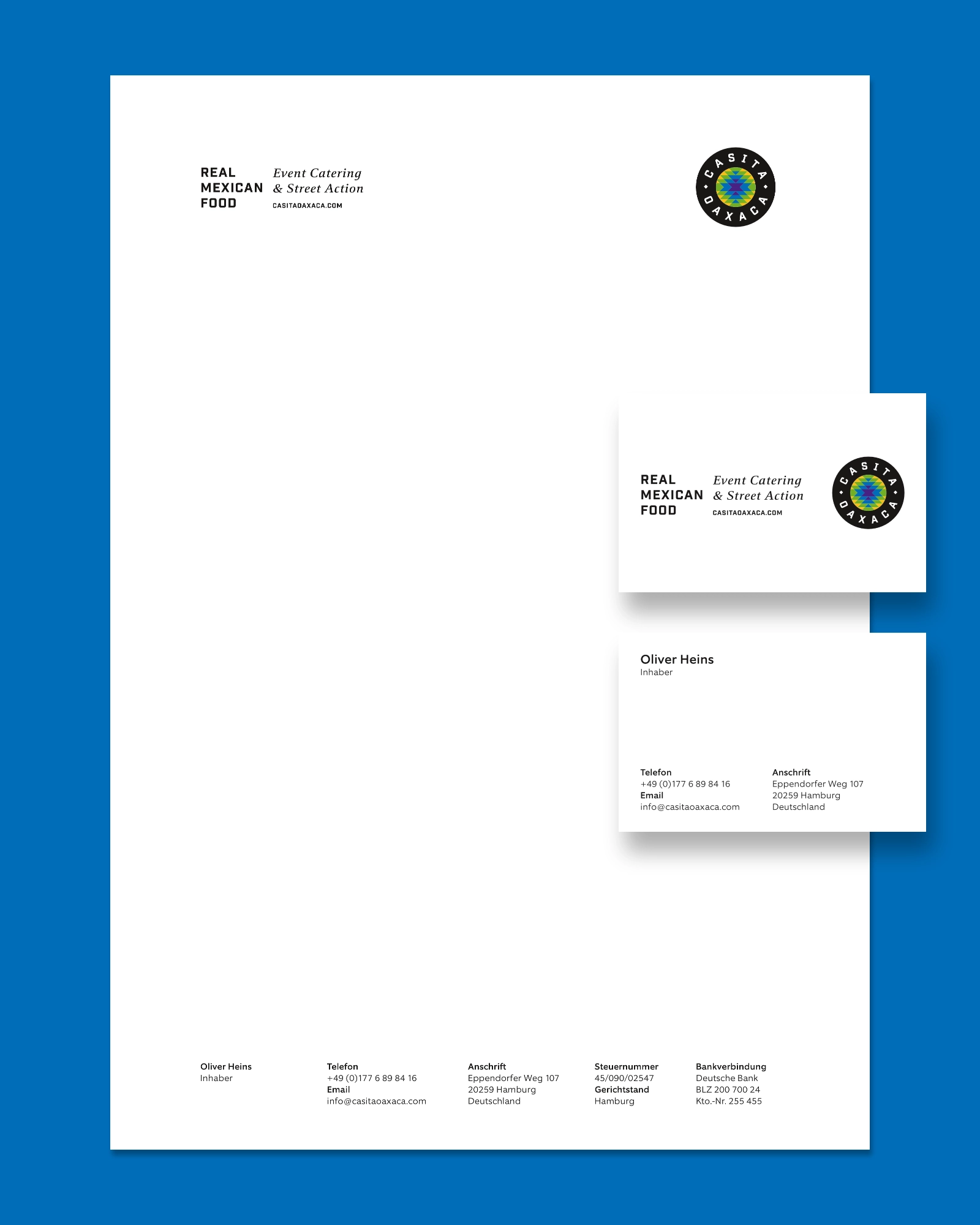 Letterhead & Business Card Letterhead & Business Card